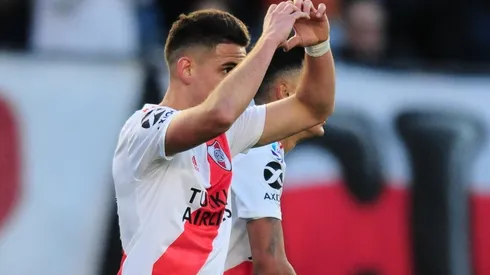 Rafael Borré busca terminar como goleador del torneo, algo que en River no sucede desde el Clausura 2002. (FOTO: Getty)