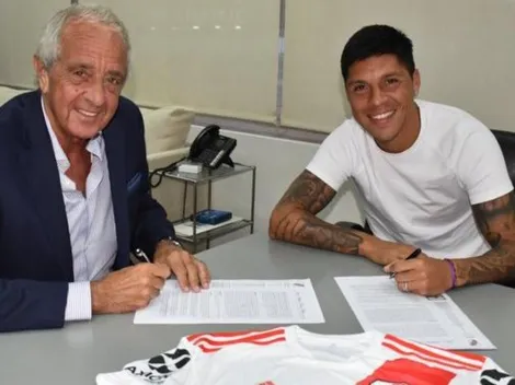 Enzo Pérez firmó la renovación de su contrato