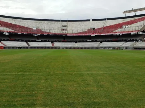 Preocupación por el campo de juego del Monumental