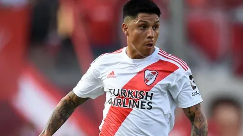 Enzo Pérez, líder del mediocampo de River.