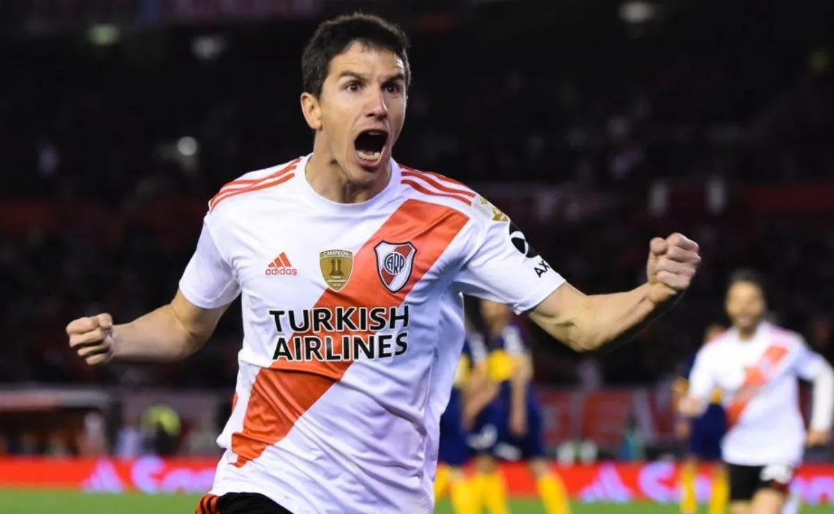 "Nuestra deuda pendiente es mejorar en el juego", sostuvo Nacho en la llegada de River a Mendoza