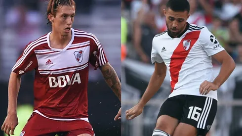 Iván Rossi jugó 20 partidos oficiales en la Primera de River, mientras que Kevin Sibille disputó 4. (FOTOS: Getty)