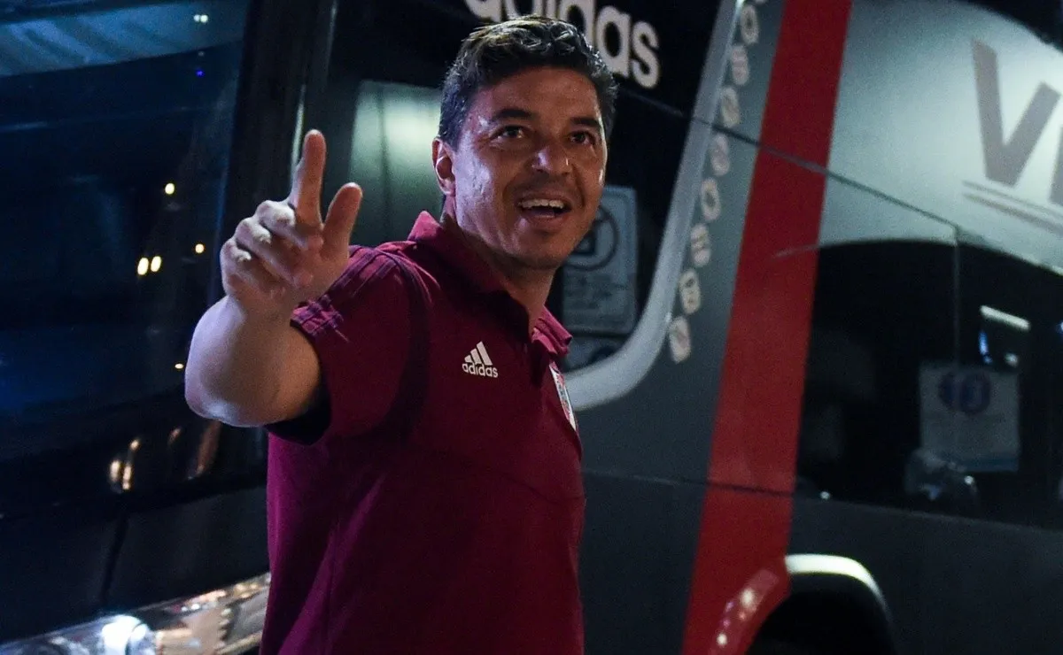 El entrenador de River se mostró firme sobre su postura de mantener al Bombero y al colombiano.