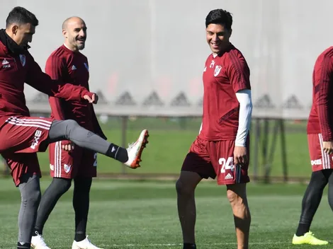Dos recuperados en el entrenamiento de River