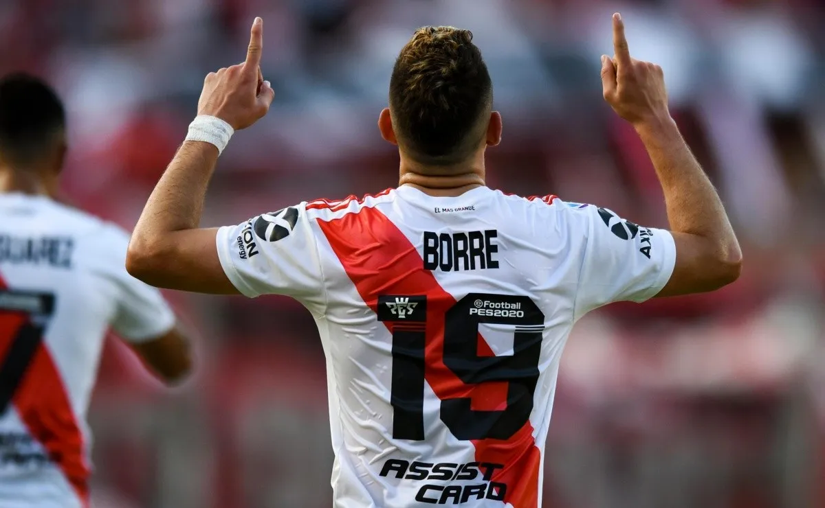 Borré abrió la cuenta para River.