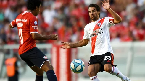 Ponzio fue titular en el triunfo de River ante Independiente.