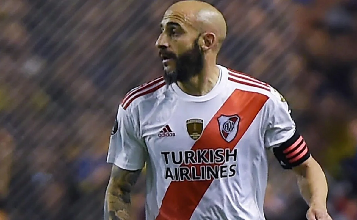 Javier Pinola, uno de los capitanes de River.