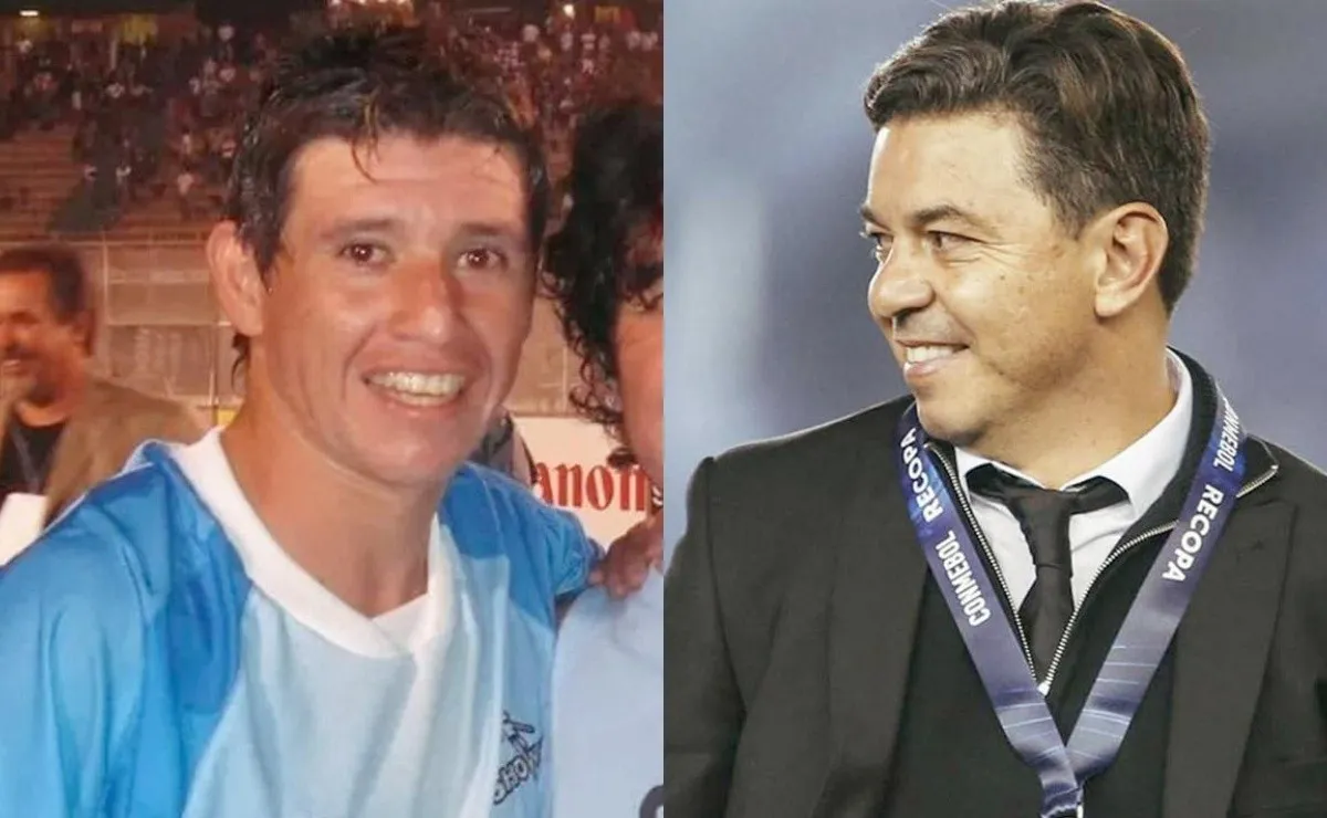Claudio Rojas y Marcelo Gallardo fueron compañeros en River.