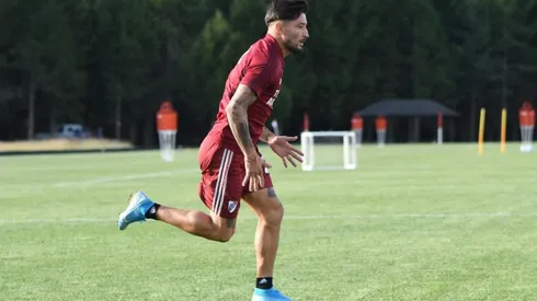 Esperarán la evolución del lateral izquierdo para ver si se puede sumar el martes a las prácticas