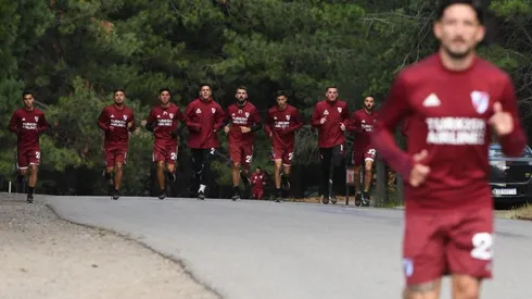 River se entrenó en San Martín de Los Andes.