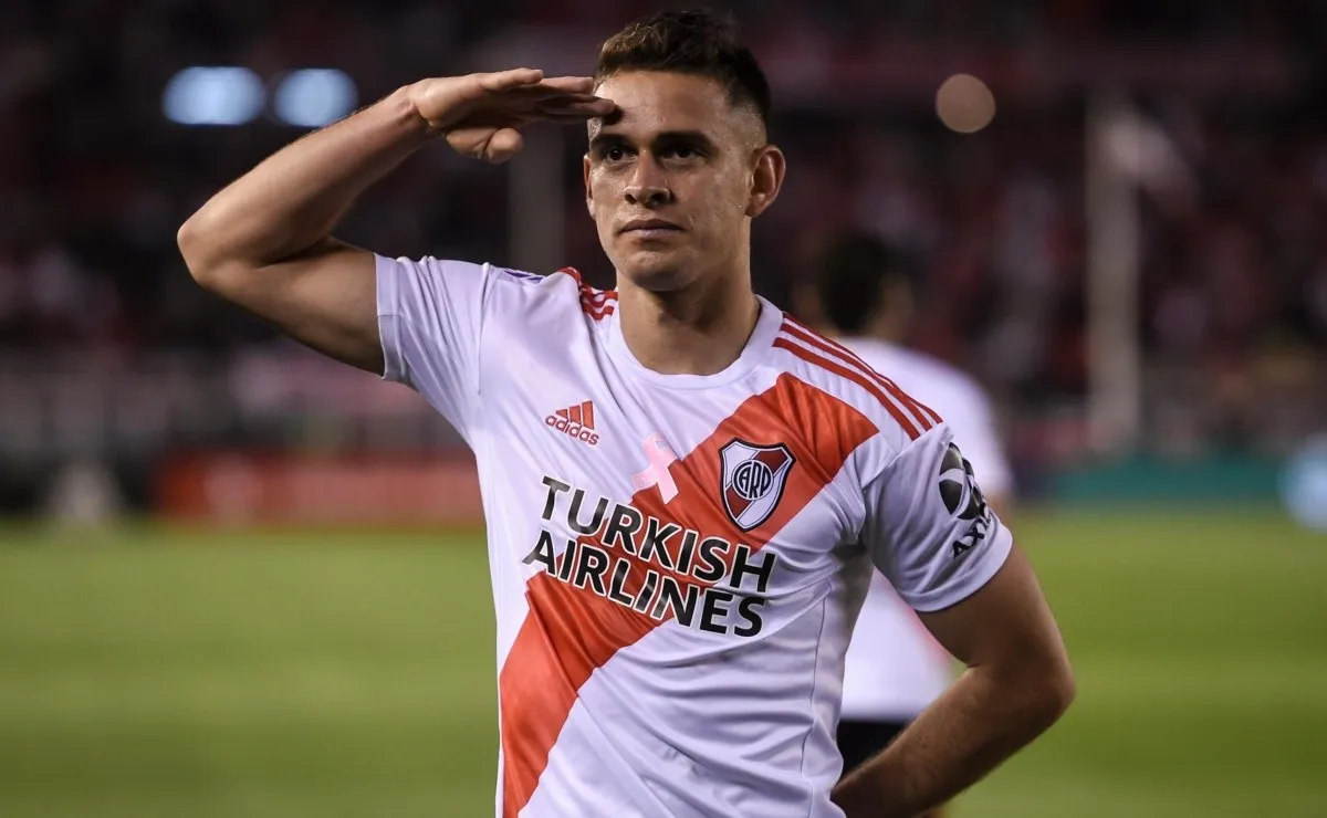 Rafael Borré, goleador de River.