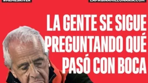 Y la gente, todavía, se sigue preguntando qué pasó con Boca.