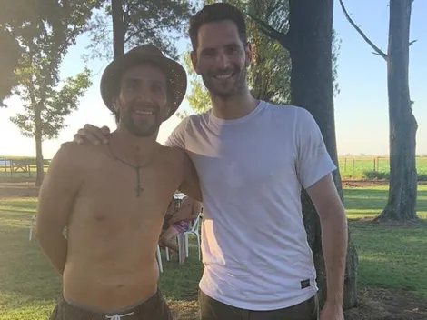 Folclore, asado, mates y amigos: las vacaciones de Ponzio