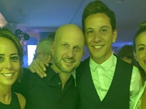 Driussi se acordó de Boca en el bautismo de su hija