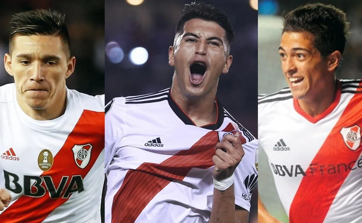 Kranevitter, Palacios y Lanzini, algunas de las joyas surgidas de River.
