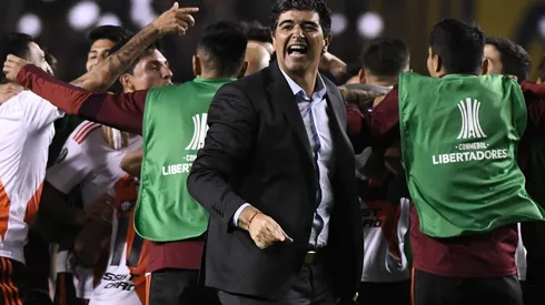 Biscay dirigió las dos revanchas de final de Libertadores que ganó River, pero no fue el DT en Lima. (FOTO: Getty)