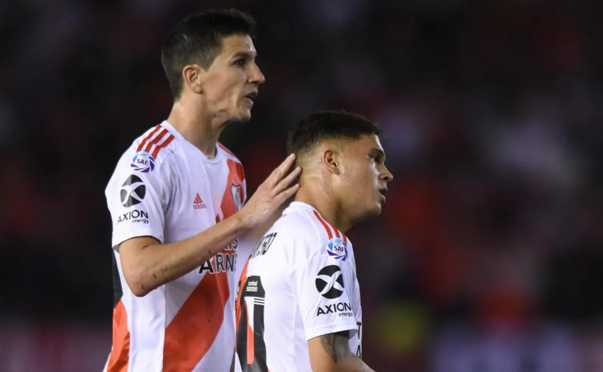 Nacho Fernández y Quintero, una dupla que se entiende en River.