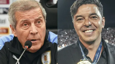 Tabárez elogió a Gallardo, el DT más ganador de la historia de River.