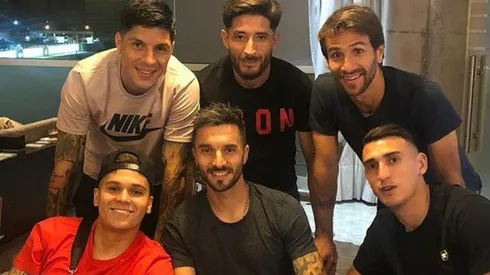 Los jugadores de River disfrutan de sus vacaciones.