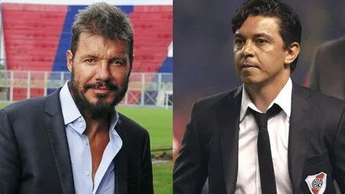 Tinelli ponderó a Gallardo, a quien tuvo en la mira en 2012.