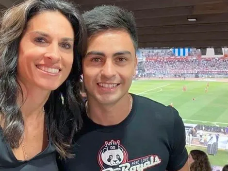 Gabriela Sabatini, feliz por conocer al Pity Martínez