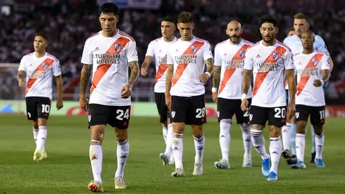 Caras largas en los jugadores de River.
