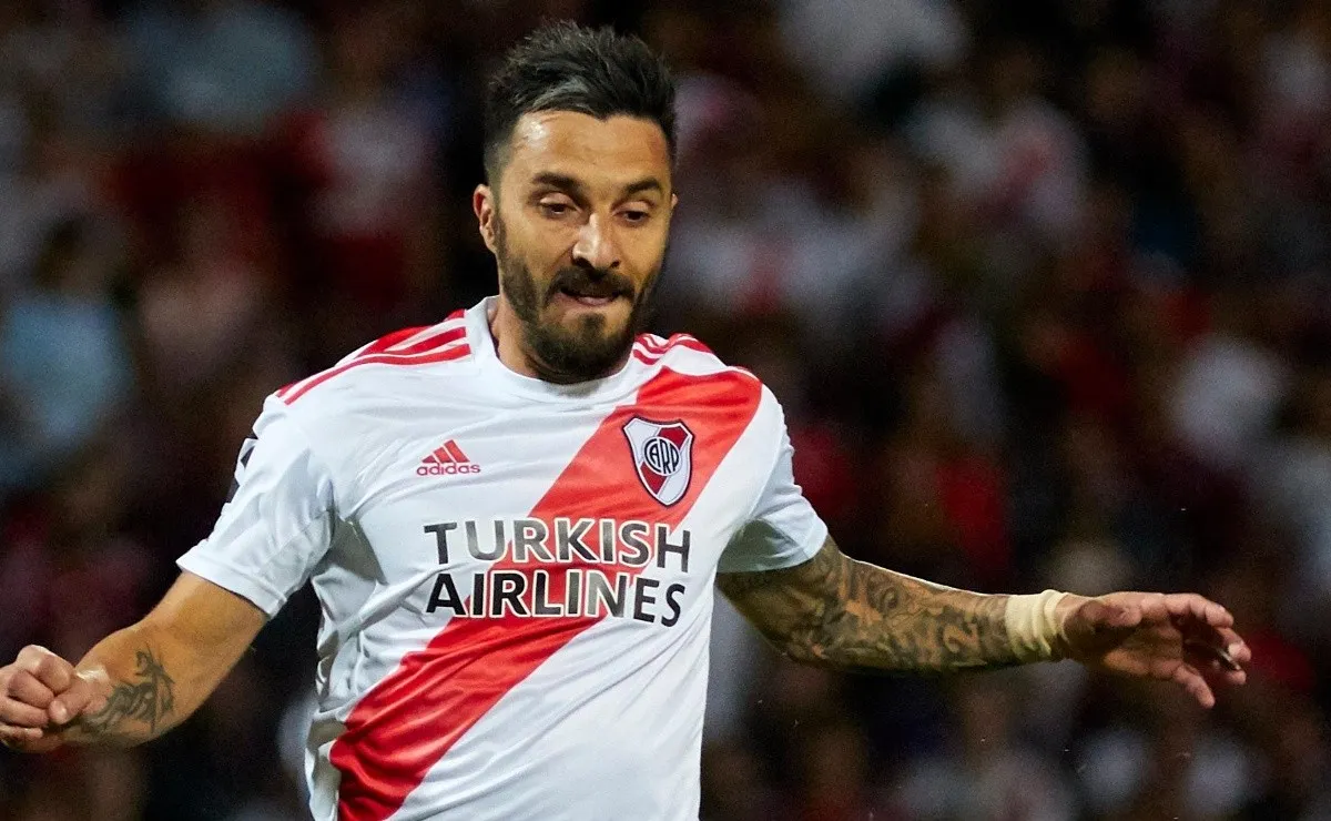 Ignacio Scocco tiene contrato con River hasta el 30 de junio de 2020, ¿seguirá? (FOTO: Getty)