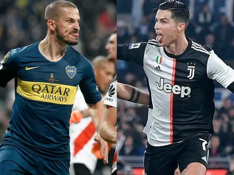 Cristiano sacó la lengua como Benedetto y perdió 3 a 1