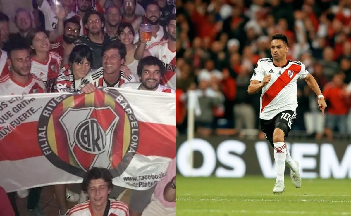 La Filial Barcelona y un festejo como el gol del Pity Martínez a Boca.