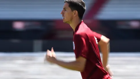 Gallardo explicó que el volante de River avanza bien con la rehabilitación.
