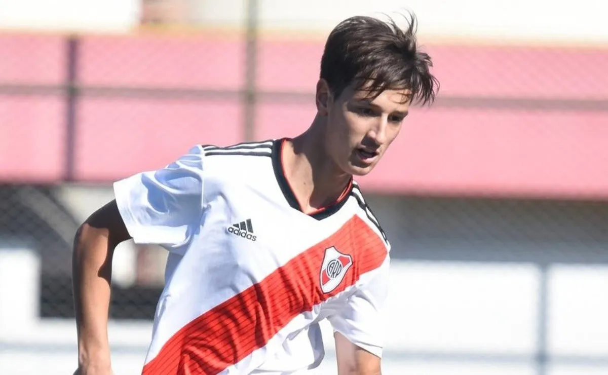 Martín Lombardi, autor del gol ante Hammarby, llegó a River en el año 2017. (FOTO: Prensa River / Archivo)