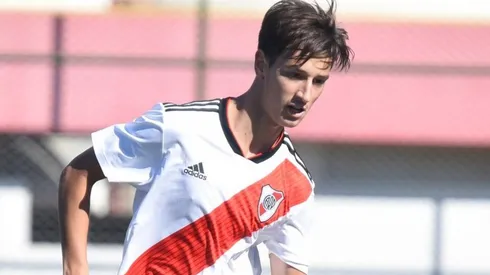 Martín Lombardi, autor del gol ante Hammarby, llegó a River en el año 2017. (FOTO: Prensa River / Archivo)