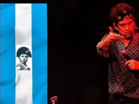 El homenaje de Andrés Calamaro a Gallardo