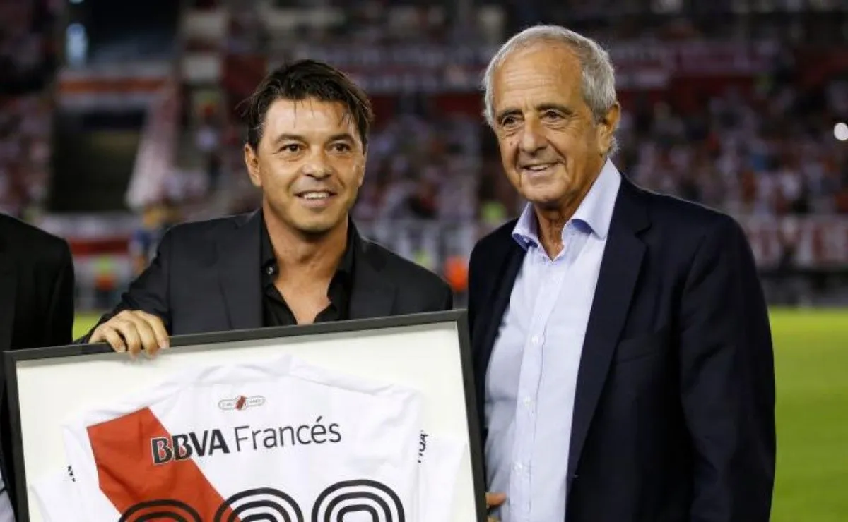 Gallardo y D'Onofrio, una dupla que se entiende en River.