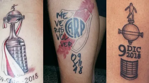 Los mejores tatuajes dedicados al River campeón de la Libertadores 2018.