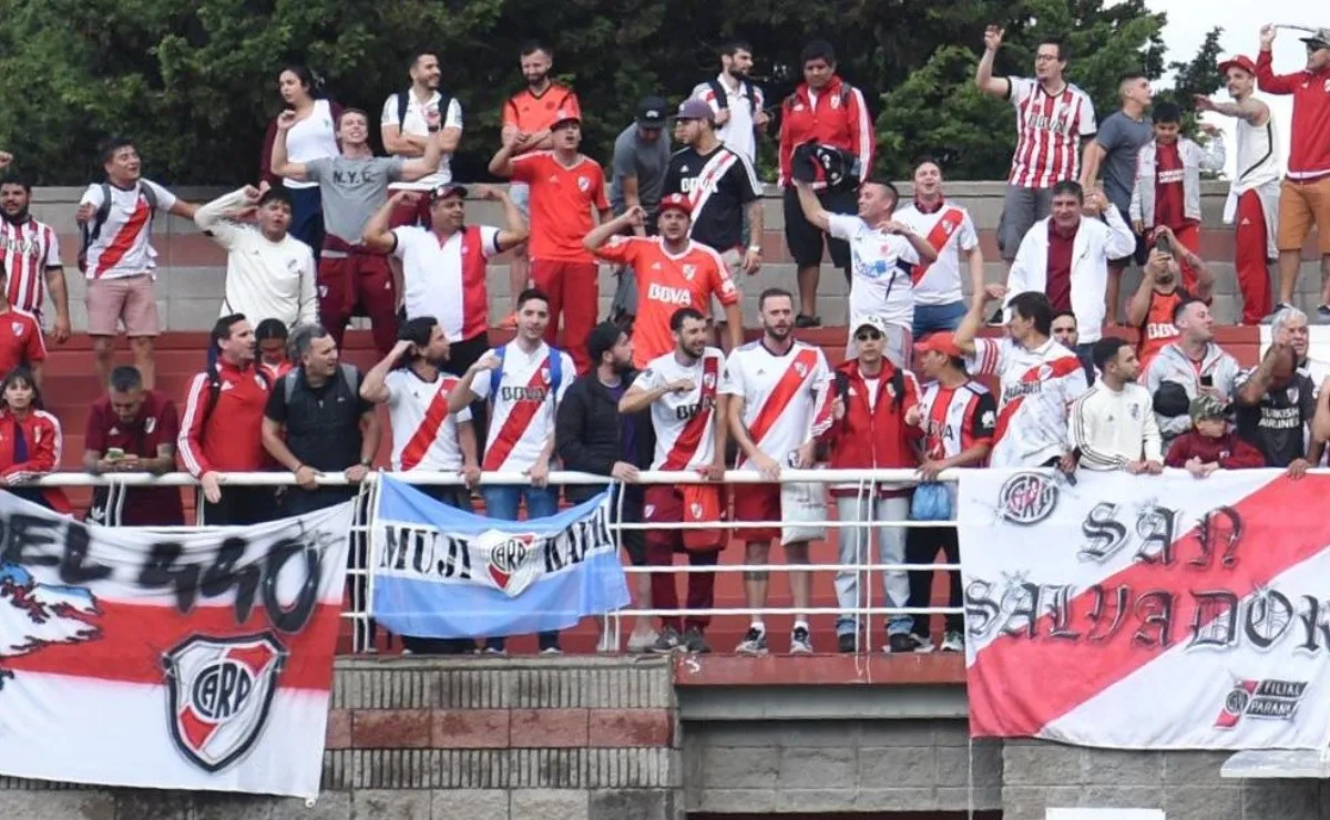 El plantel de River no está solo en River Camp