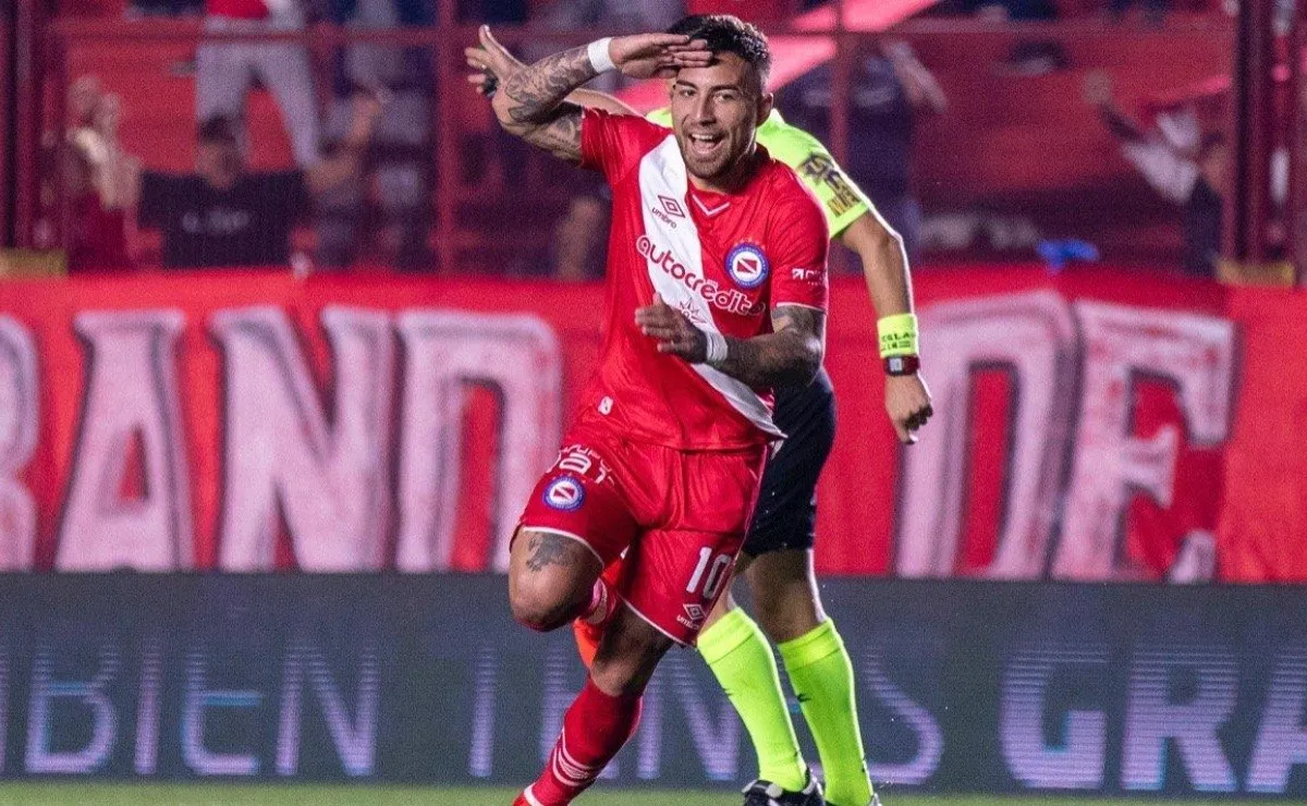Batallini, una de las figuras de Argentinos Juniors.