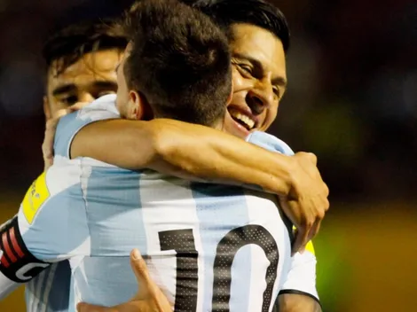 Enzo Pérez compite con Messi en los Premios Olimpia