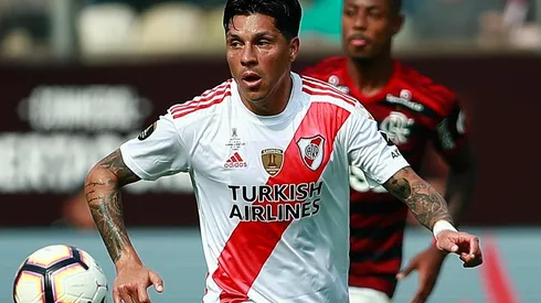 Enzo Pérez jugó 91 partidos oficiales para River, de los cuales fue titular en 79 oportunidades. (FOTO: Getty)