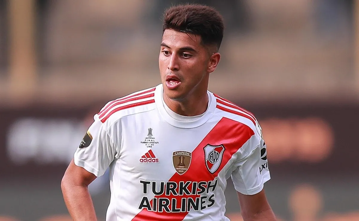 Exequiel Palacios lleva 84 partidos oficiales en River, con 10 goles y una expulsión. (FOTO: Getty)