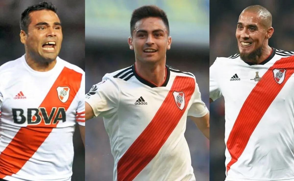 Mercado, Martínez y Maidana, los campeones con River que se reencontraron.