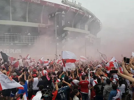 Convocatoria para recibir al plantel en el Monumental