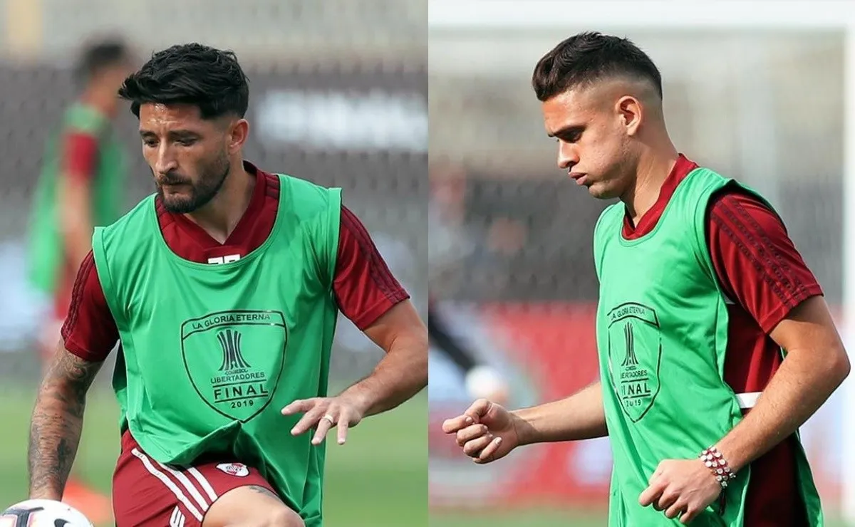 Rafael Borré y Milton Casco terminaron con contracturas en la final ante Flamengo.