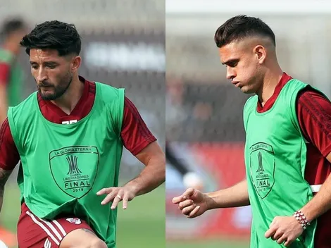 Dos con molestias en el entrenamiento