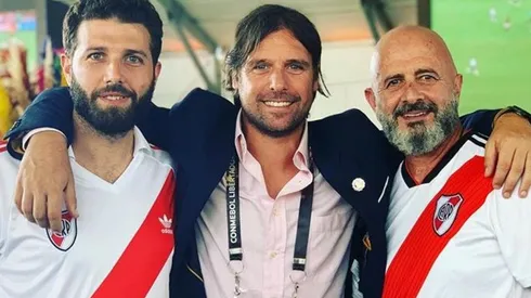 Cavenaghi dijo presente en la final de la Libertadores 2019.