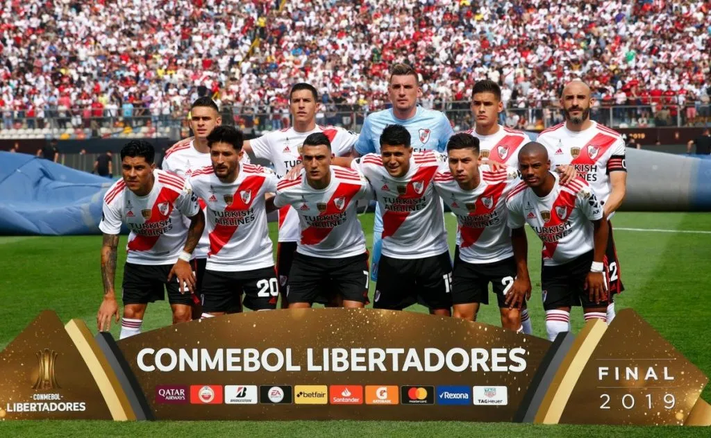 Los once de River que jugaron aquella final con Flamengo en la ciudad de Lima.