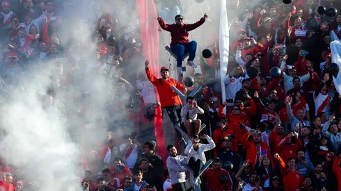 Los hinchas de River se preparan para la final de la Copa Argentina.
