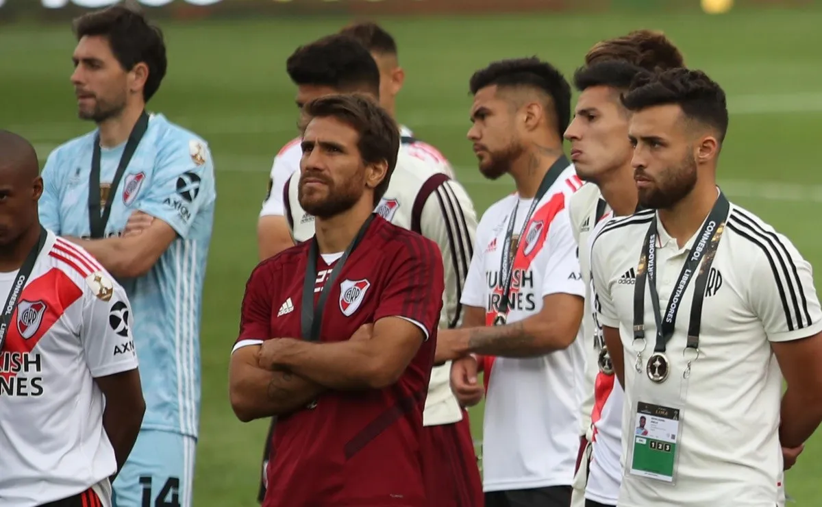 Leonardo Ponzio, un líder también en la derrota.