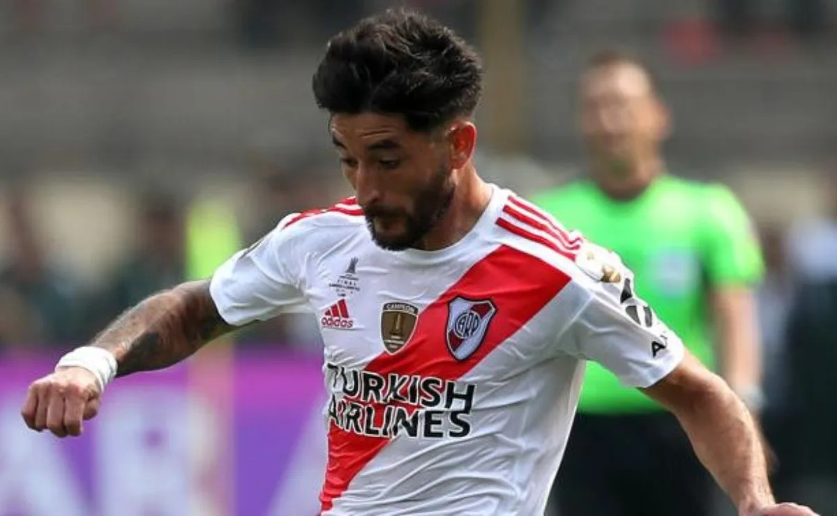 Milton Casco debió ser reemplazado en la final ante Flamengo.