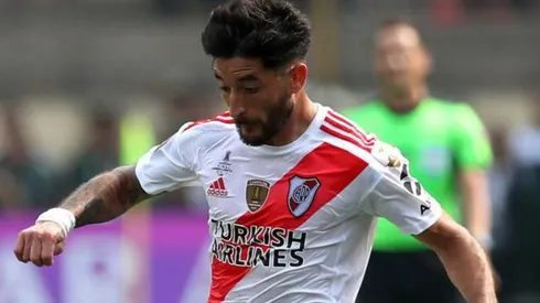 Milton Casco debió ser reemplazado en la final ante Flamengo.